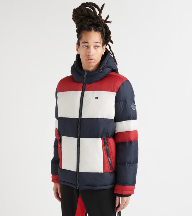 tommy hilfiger bubble jacket mens