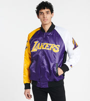 Starter  Lakers Remix Satin Jacket  Purple - LS130459-LLK | Jimmy Jazz