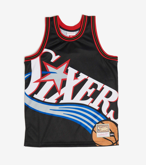 76ers jersey black