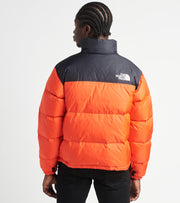 nuptse north face orange