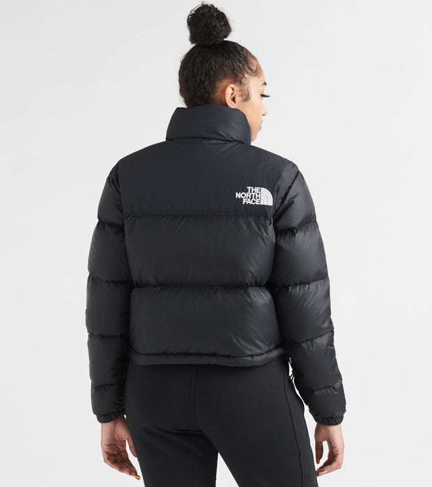 画像をダウンロード north face puffer jacket womens black cropped 216871-North