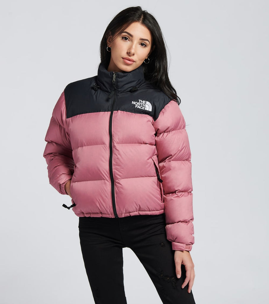 north face pink nuptse jacket