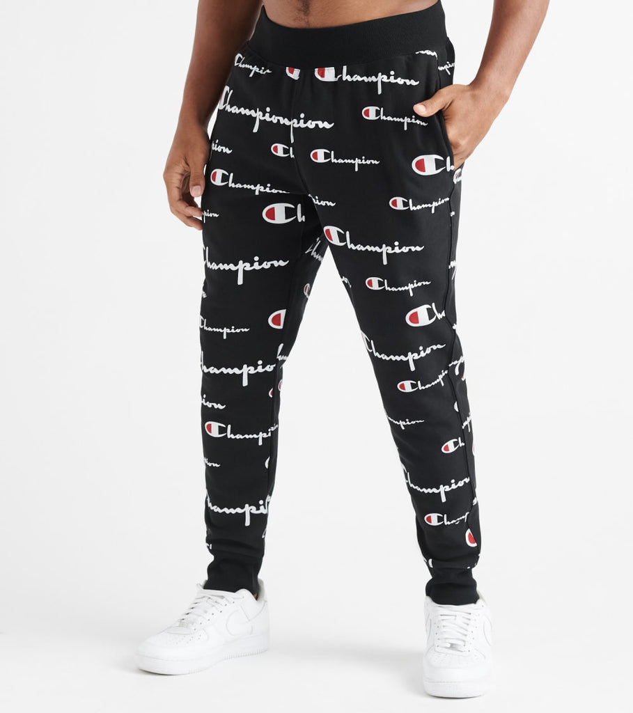 all over champion joggers