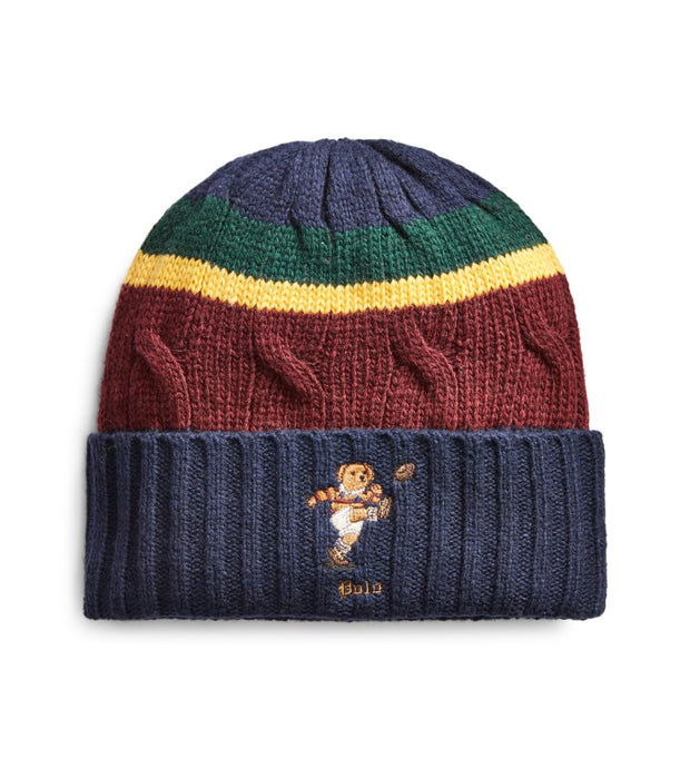 ralph lauren cable knit hat