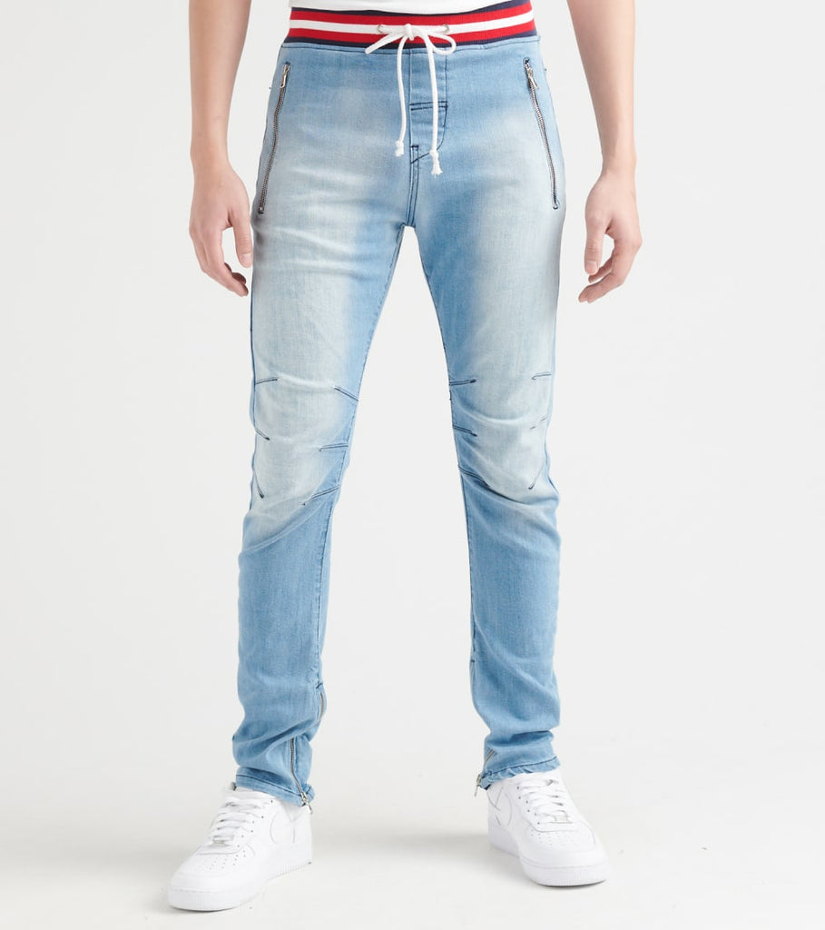 mens jeans with drawstring waist