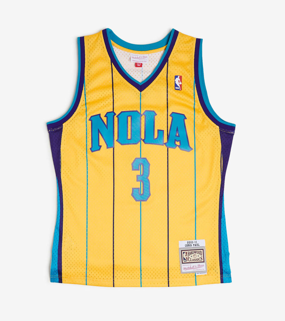 chris paul yellow nola jersey