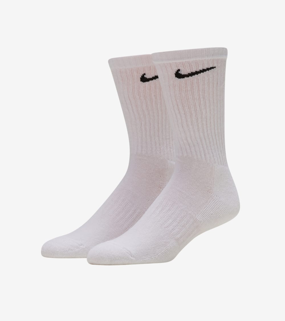 Nike 3PK Everyday Cushioned Crew Socks (White) - SX7664-100 | Jimmy Jazz