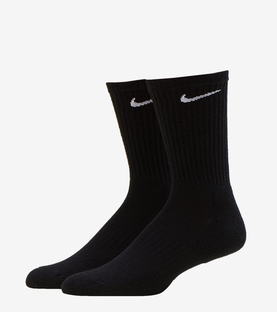 Nike Everyday Cushioned Crew Socks 6 Pack (Black) - SX7666-010 | Jimmy Jazz