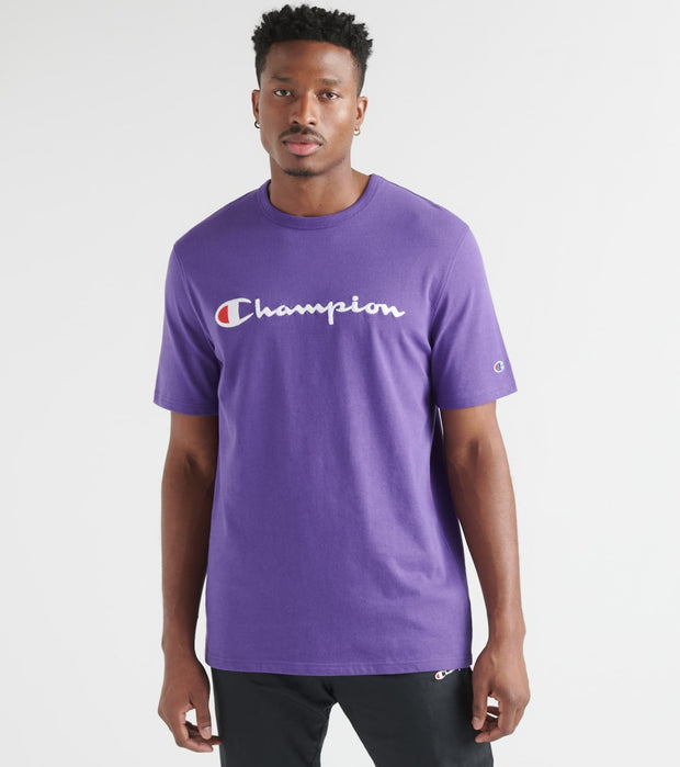 champion purple tee