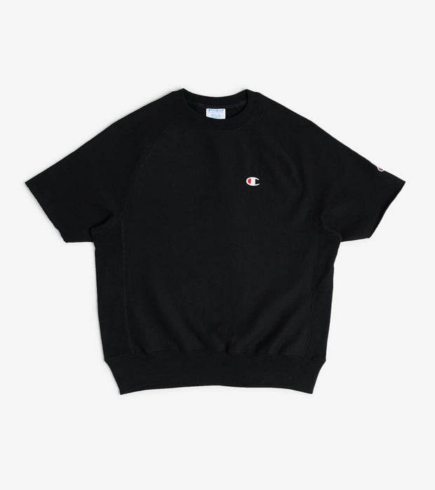 champion reverse weave short sleeve hoodie