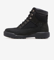 timberland 6 inch field boots black