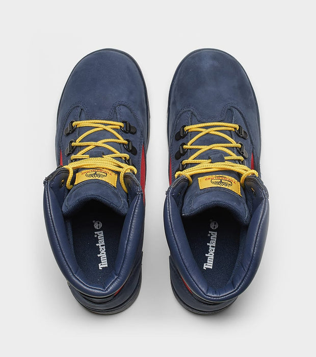 navy blue field timberlands