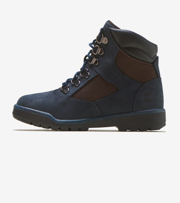 timberland 6 inch field boots navy