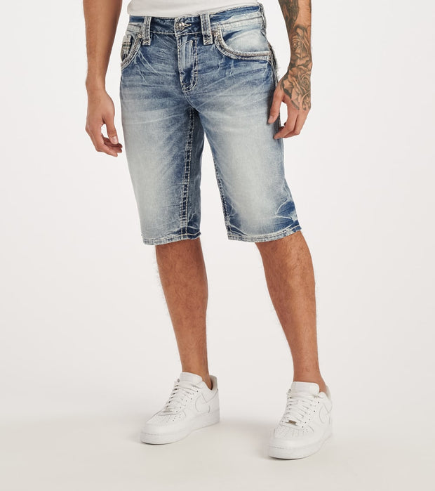 rock revival jean shorts mens