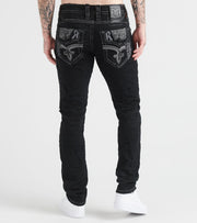 all black rock revival jeans