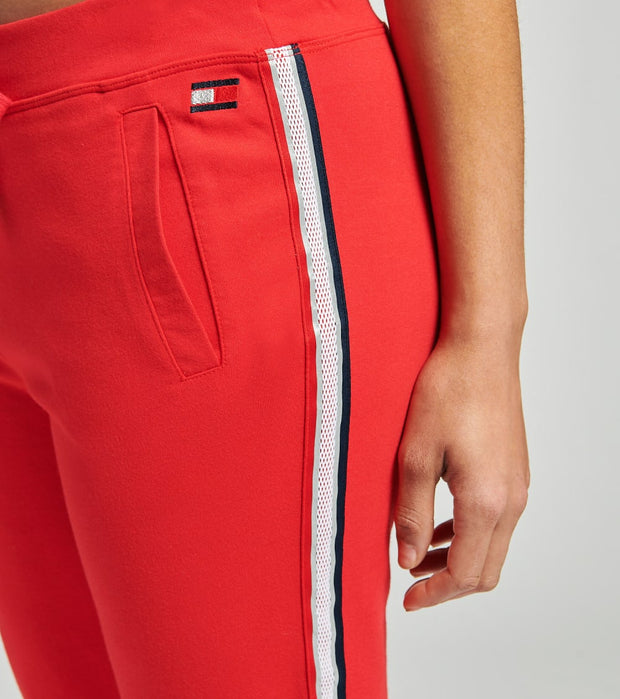 red tommy hilfiger joggers