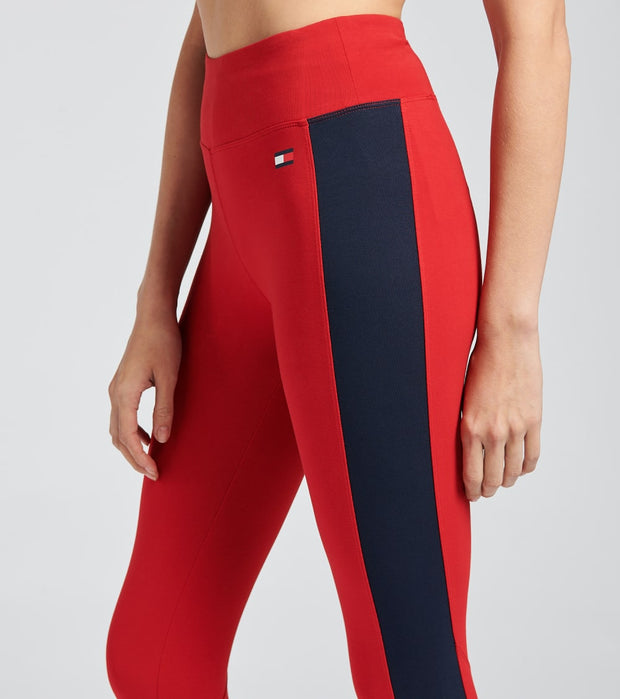 tommy hilfiger leggings red