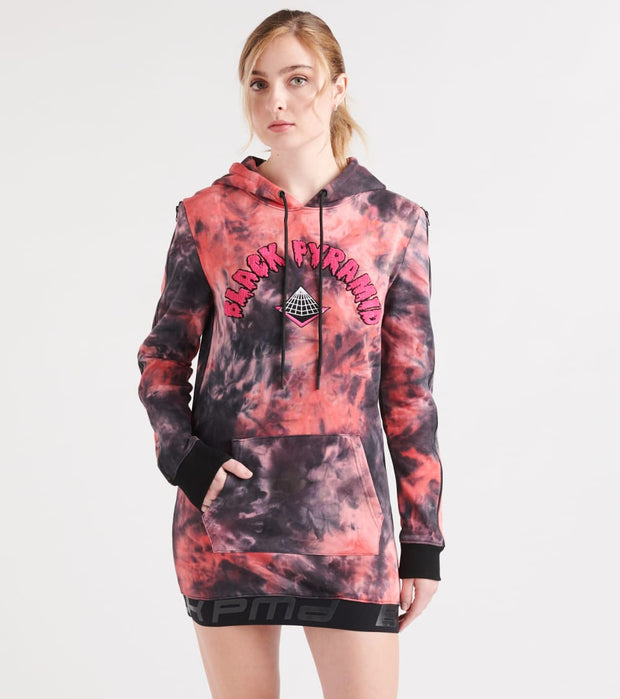 tie dye hoodie dress