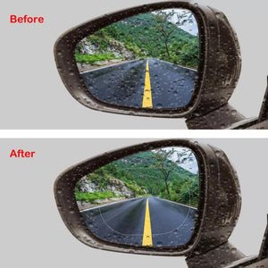 Προστατευτικό Φιλμ Καθρέφτη Αυτοκινήτου για ασφαλή οδήγηση στη βροχή GL-54609 - top200