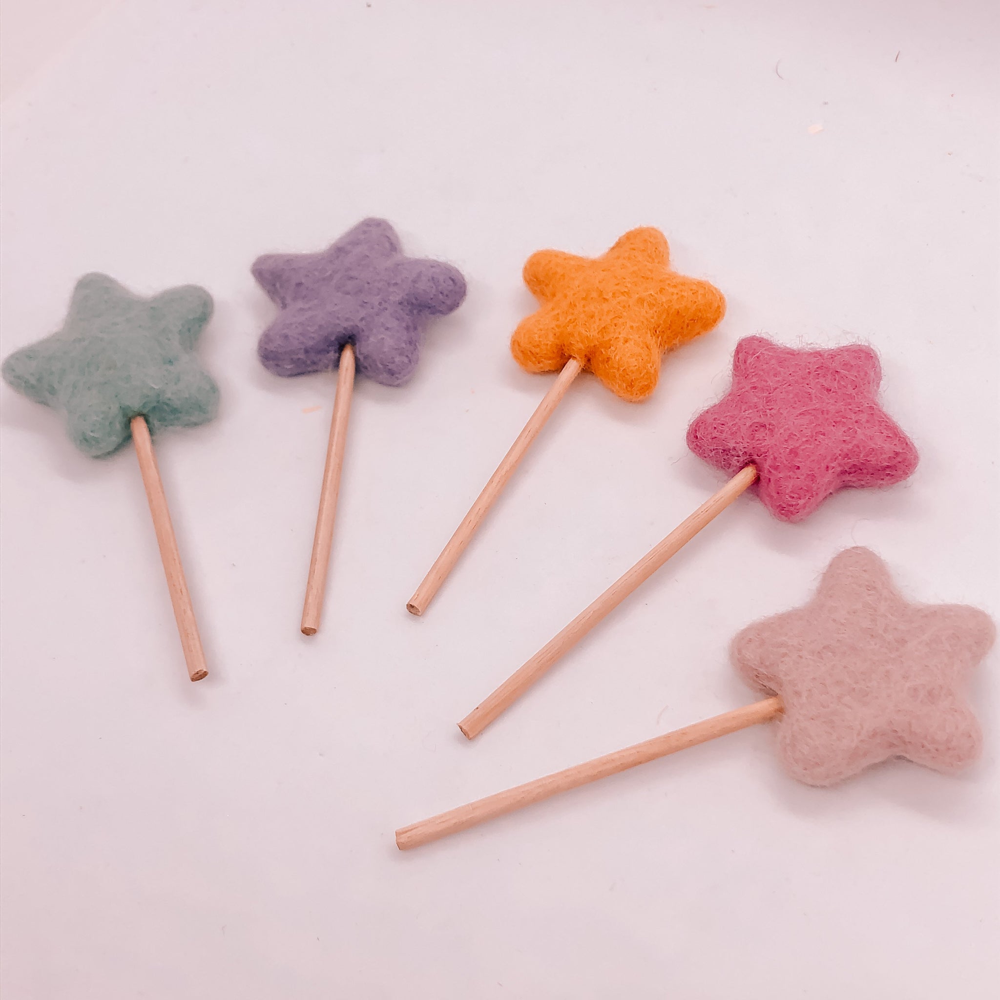 felt fairy wands