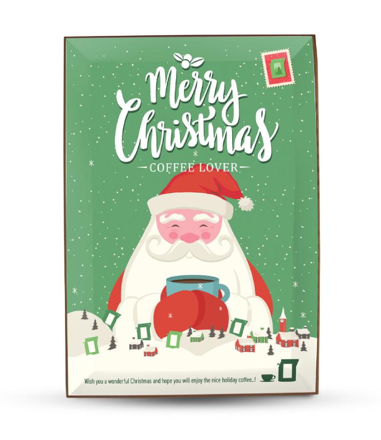 Kalėdinis Atvirukas Su Kava Coffee Card Christmas 5 Nanogama