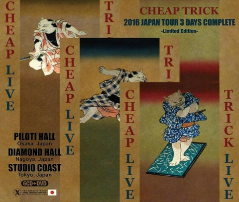 CHEAP TRICK 40TH ANNIVERSARY NIGHT LIMITED EDITION 2CD 1BD 1DVD 