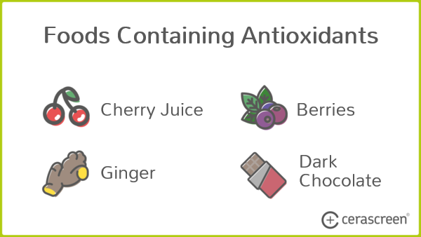 Foods containing antioxidants