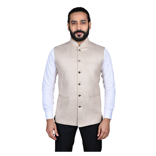 Men's Poly Cotton Festive and Casual Nehru Jacket Vest Waistcoat - Etsy