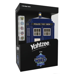 Yahtzee: Doctor Who TARDIS 60th Anniversary - [CLEARANCE] - Mothership ATX - 60th Bday Decorations