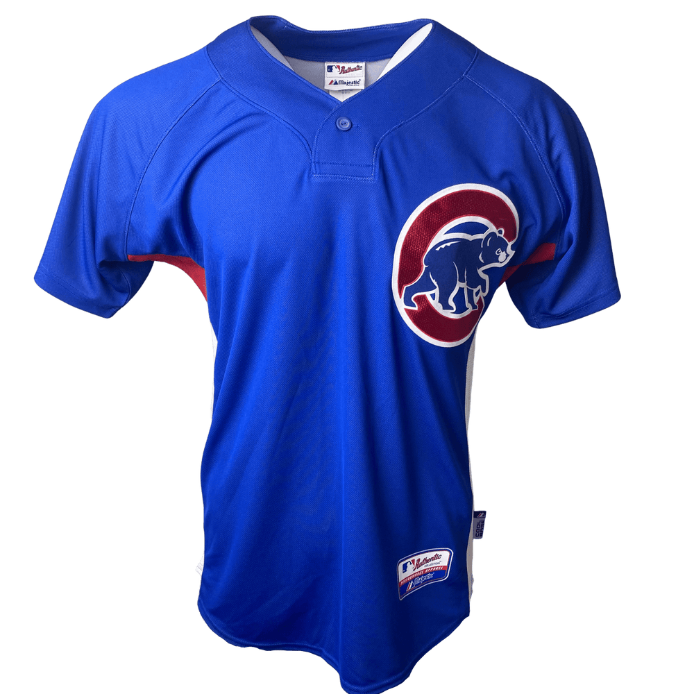 Chicago Cubs MLB Blue Pinstripe Cooperstown Collection Authentic