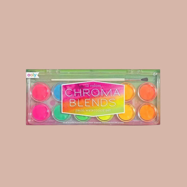 Ooly Chroma Blends Pearlescent Watercolor Set