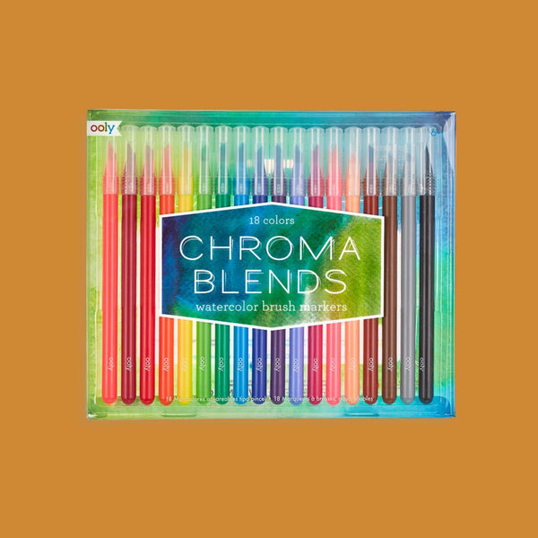 Ooly Chroma Blends Circular Watercolor Paper – The Little Kiwi Co