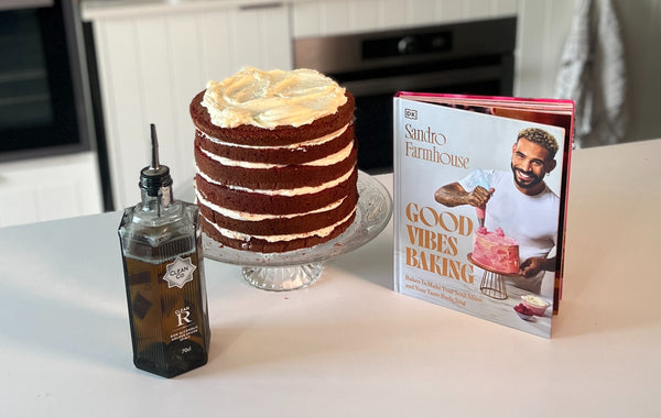 Great British Bake Off Red Velvet Cake with Non Alcoholic Rum alternative