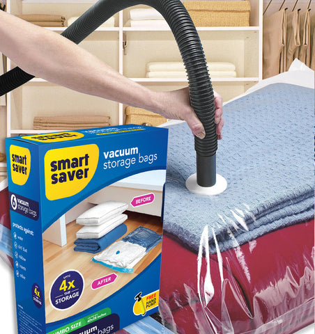 Smart Saver Vacuum Storage Bags Space Saver Jumbo Cube Bags - Pack of 3  Jumbo (100x80x40)cm High Volume Storage Vacuum Bags Price in India - Buy  Smart Saver Vacuum Storage Bags Space