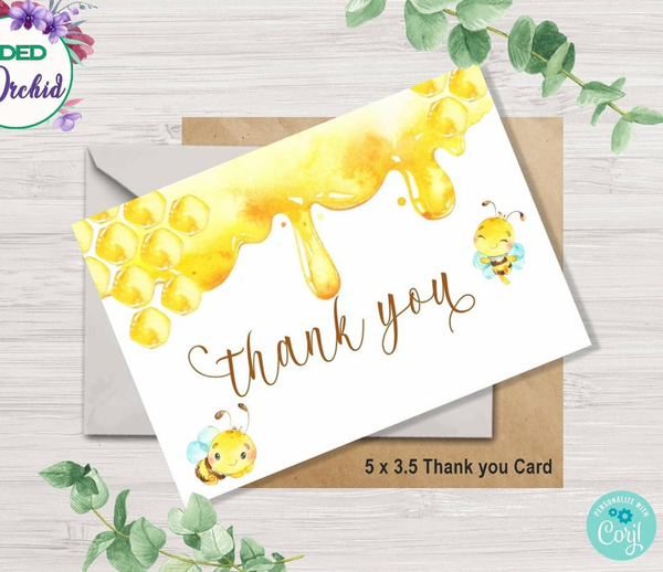 thank you for bee-ing here cards