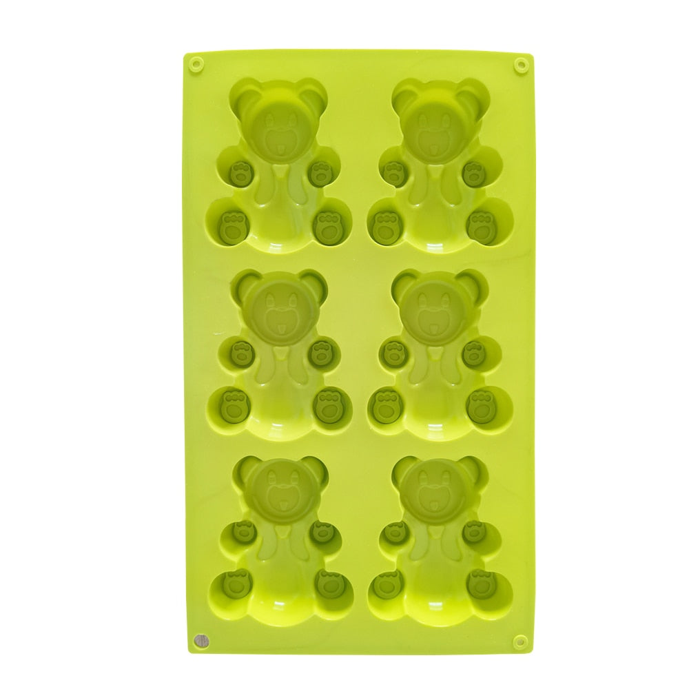 large gummy bear silicone mold