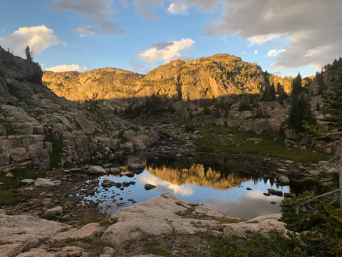 glacial lake in montana