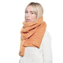 Load image into Gallery viewer, Chunky Infinity Scarf With Buttons-Scarves-EKA
