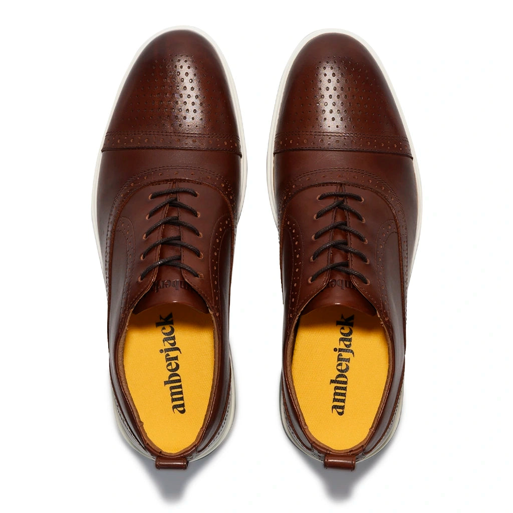 Amberjack - The Cap-Toe (Coffee) image 2
