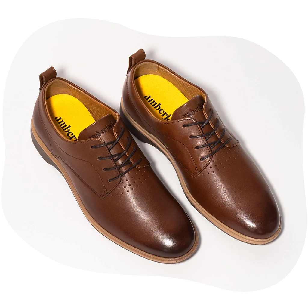 Original dress shoes for pharmacists in chestnut