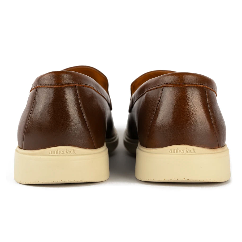 Amberjack - The Loafer (Chestnut & Cream) image 3