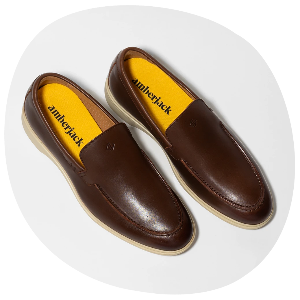 Amberjack - The Loafer (Chestnut & Cream) image 6