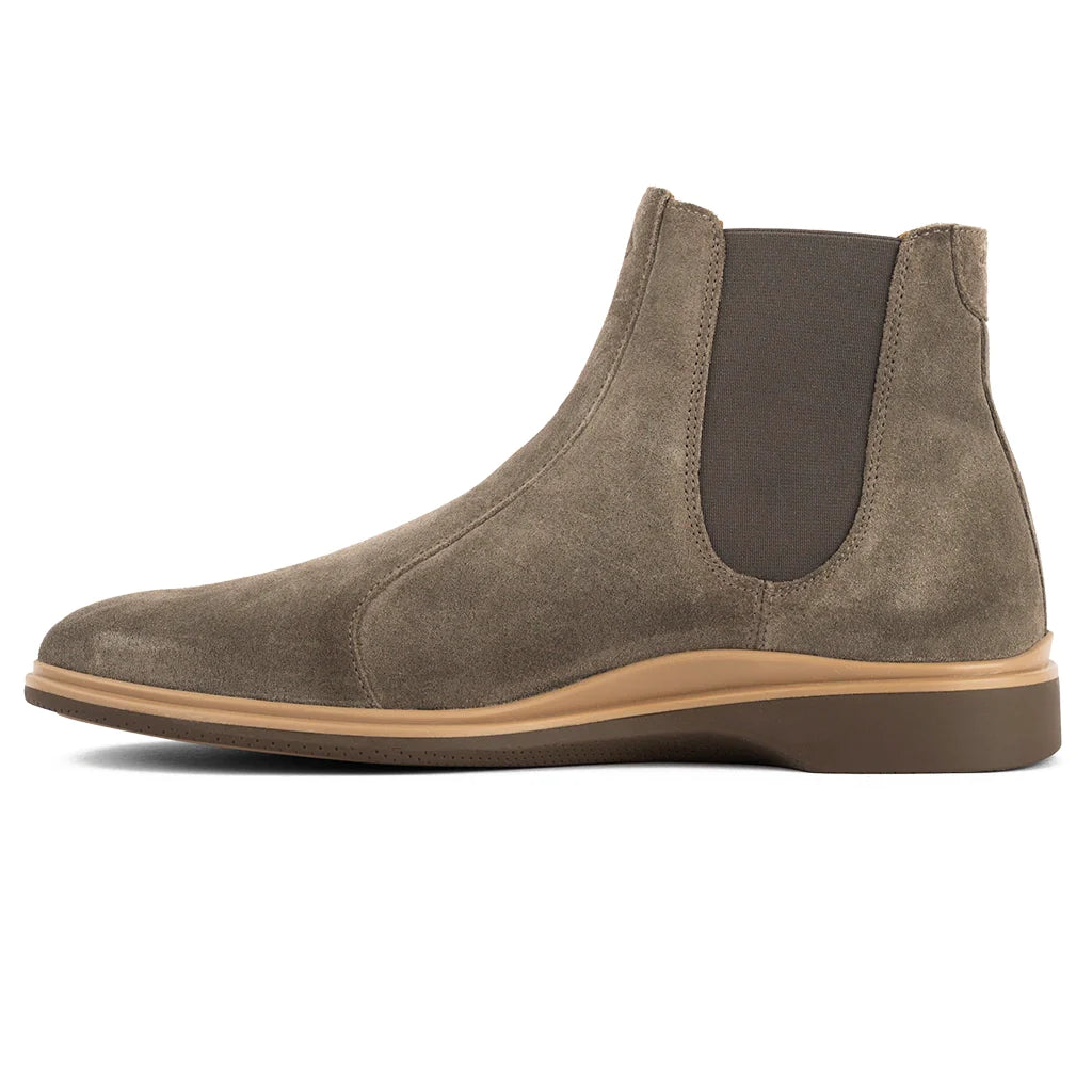 Men's chelsea boots for physical therapists in slate suede