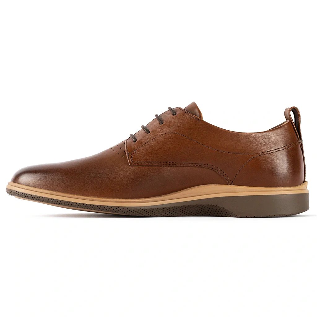 Original men's dress shoes for physical therapists in chestnut