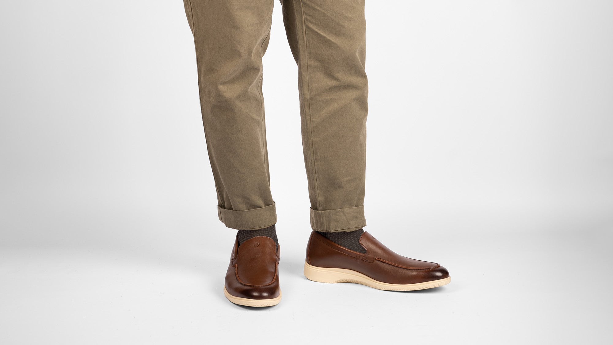 Chestnut loafers for surgeons