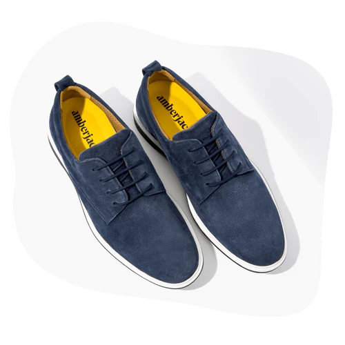 The Original cobalt blue men’s dress shoes from Amberjack