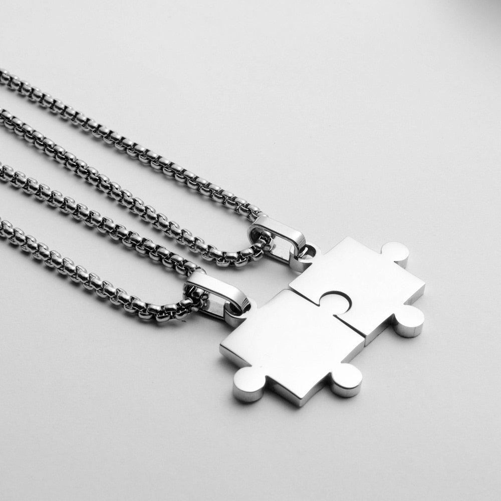 puzzle piece jewelry couples