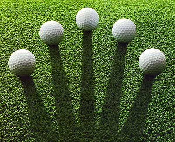 Rolex Magazine Advertisement using Golf Balls