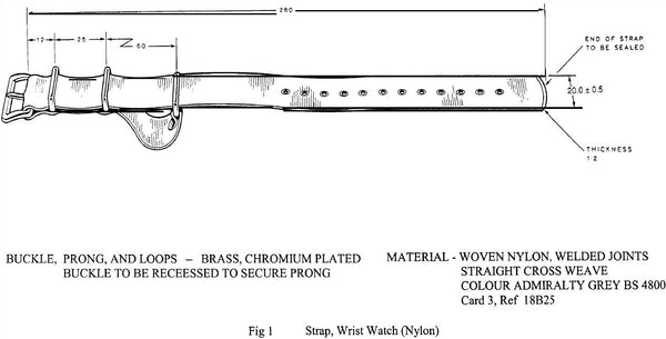 DefStan 66-47 Specification for Strap, Wrist Watch
