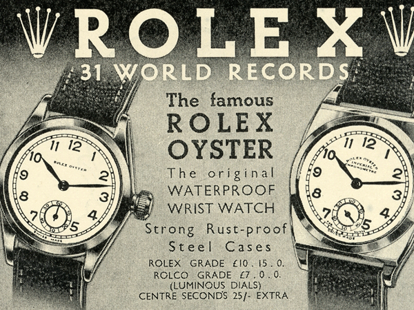 A Rolex poster circa 1920s